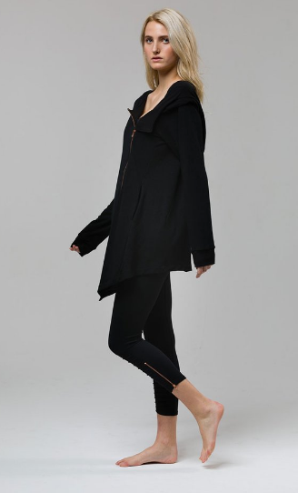 Image Title Onzie Pleated Legging - Black